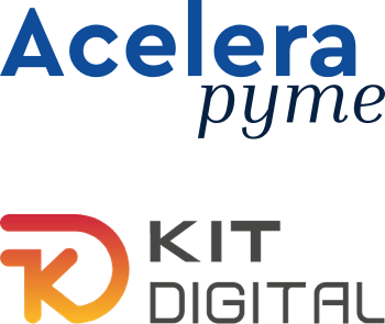 Logo Acelera pyme kit digital